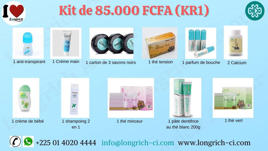 Kit KR1 de 85.000 FCFA